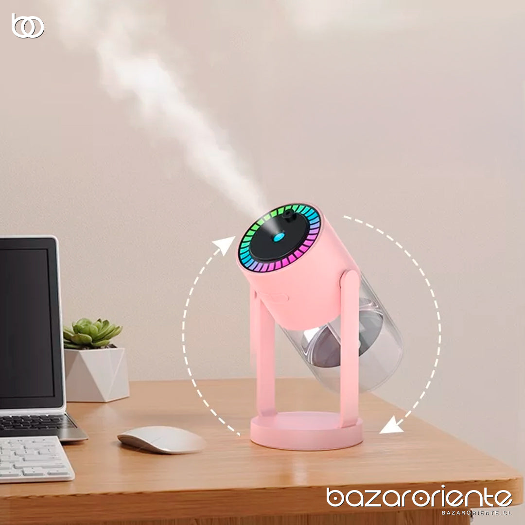 Humidificador de Aire con Proyección de Estrellas para el Hogar – Relajación y Estilo en tu Espacio - chile - bazar oriente