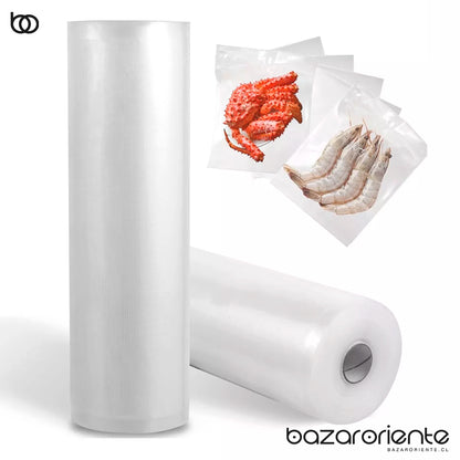 Rollos de Bolsa para Sellado al Vacío de 20 cm x 5 m – Conservación Eficiente y Versátil - cocina - chile - bazar oriente