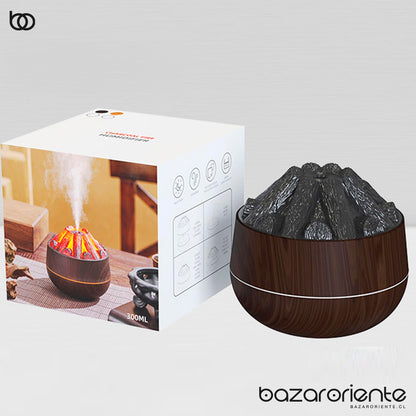 Humidificador Ultrasilencioso en Forma de Fogata para Dormitorio y Oficina - chile - decoracion - bazar oriente