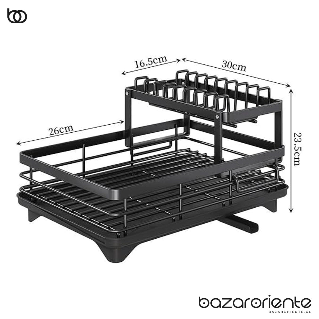 Organizador de Cocina Multifuncional de Carbono – Orden y Estilo en tu Cocina - chile-  bazar oriente